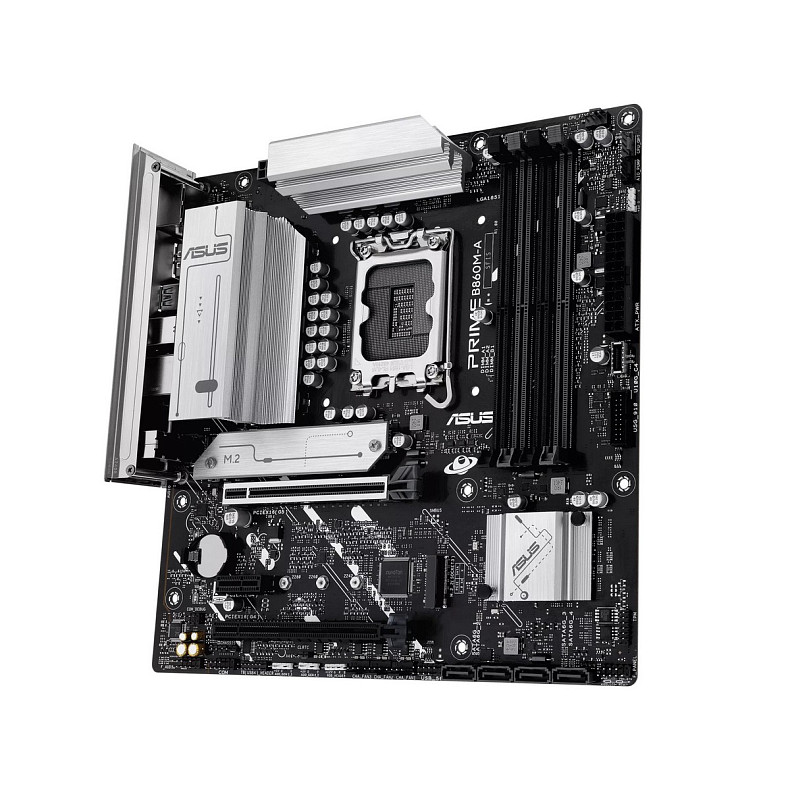 Материнcька плата ASUS PRIME B860M-A-CSM s1851 B860 4xDDR5 M.2 DP HDMI mATX