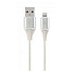 Кабель Cablexpert (CC-USB2B-AMLM-2M-BW2) USB 2.0 A - Lightning, премиум, 2м, белый