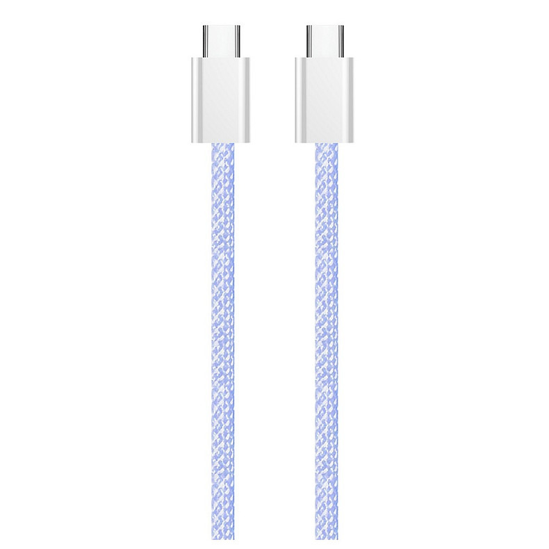 Кабель ColorWay USB Type-C + USB Type-C (M/M), 3.0 А, 1 м, Purple (CW-CBPDCC061-PU)