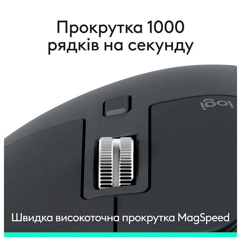 Миша Bluetooth Logitech MX Master 3S Performance BE Graphite (910-007501)