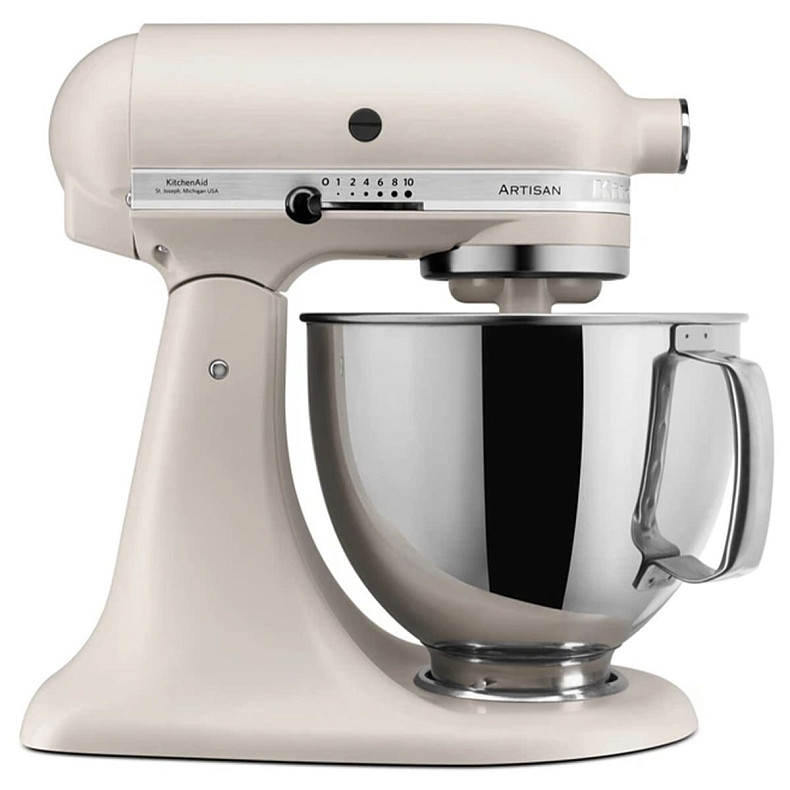 Кухонный комбайн KitchenAid Artisan 4,8 л 5KSM125EMH с откидным блоком, цвет молочный коктель