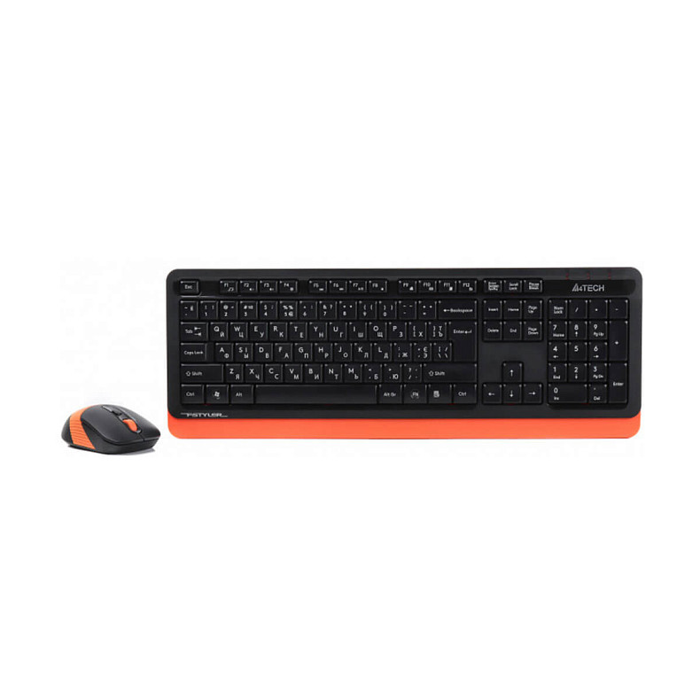 Комплект (клавиатура, мышь) беспроводной A4Tech Bloody FG1010 Orange USB