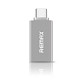 Адаптер Remax Glance USB-USB Type-C RA-OTG1 Silver (2000700004672)