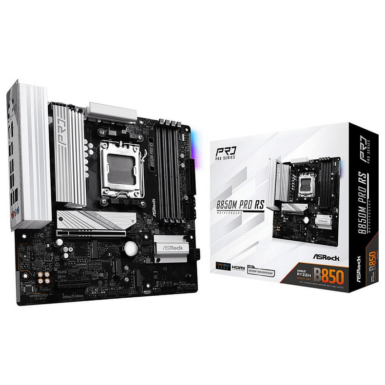 Материнська плата ASRock B850M Pro RS Socket AM5