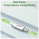 Флеш-накопичувач Acer UT300 128GB Dual Drive USB-C & USB-A USB 3.2 Gen1