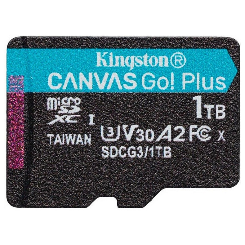 Карта пам'яті MicroSDXC 1TB UHS-I/U3 10 Kingston Canvas Go! Plus R170/W90MB/s (SDCG3/1TBSP)