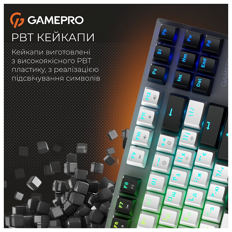 Клавиатура GamePro Genesis Joker Pro MK124G Pro Gray