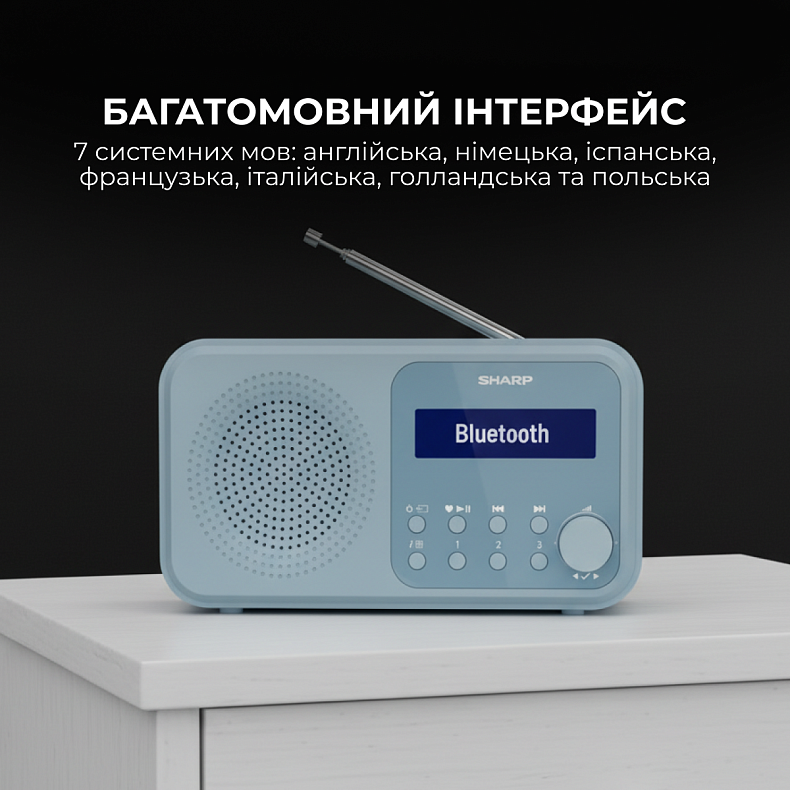 Радиоприемник Sharp DR-P420 Blue