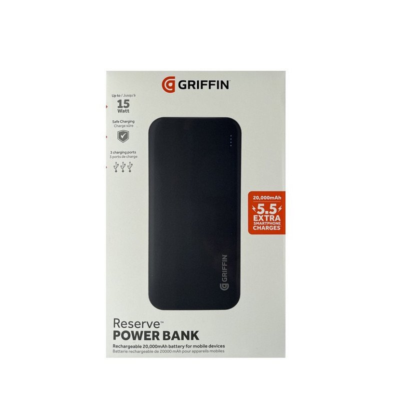 Универсальная мобильная батарея Griffin GP-149 20000mAh Black (GP-149-BLK)