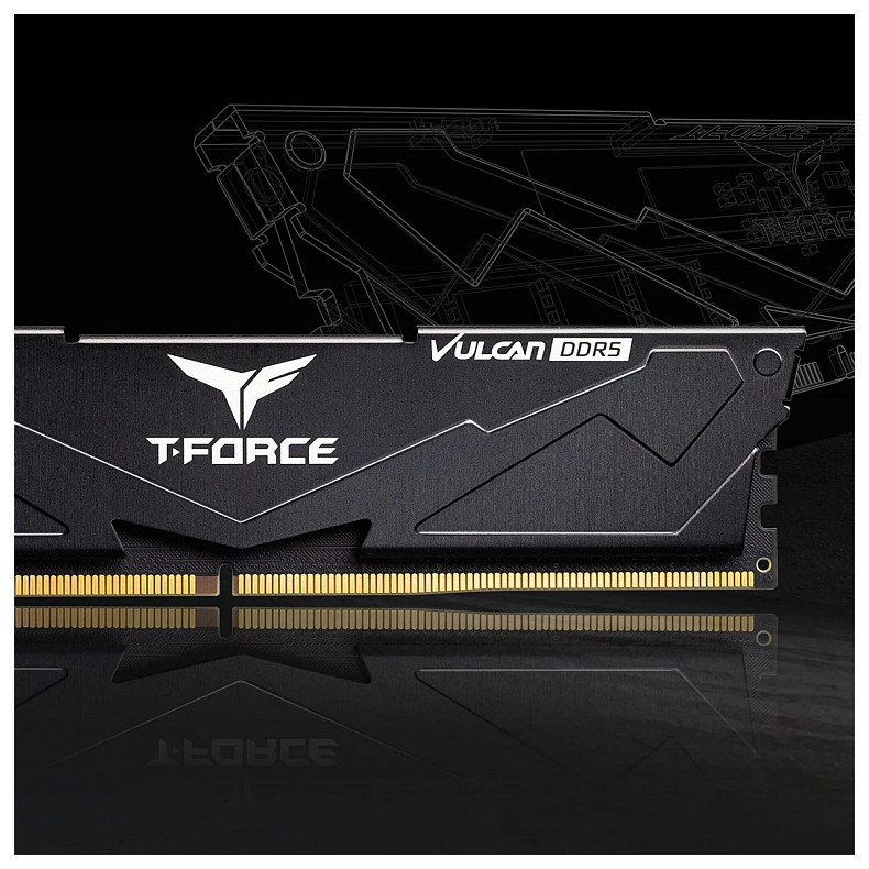 ОЗП Team 2x16GB 6000 MHz DDR5 T-Force Vulcan Black (FLBD532G6000HC38ADC01)