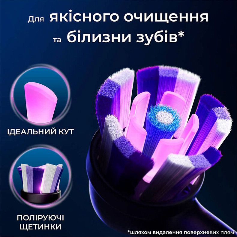 Насадка для зубной щетки Braun Oral-B iO RB WB Radiant White Черные (4)