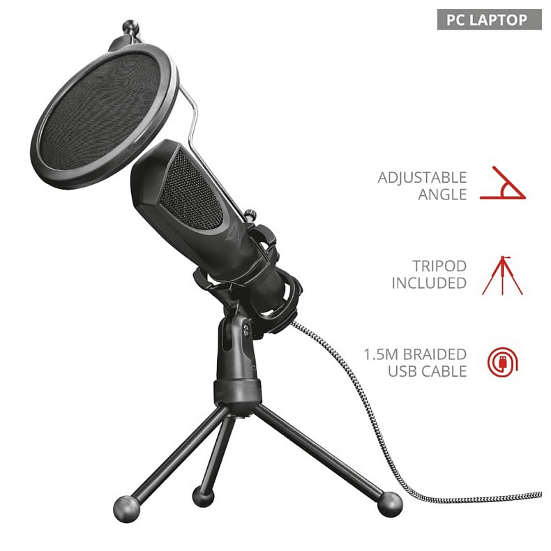 Микрофон Trust GXT 232 Mantis Microphone (22656)