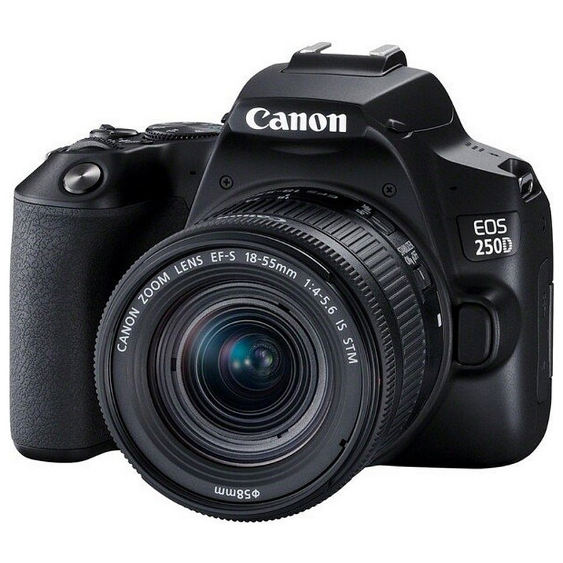 Цифровая зеркальная фотокамера Canon EOS 250D kit 18-55 IS STM Black