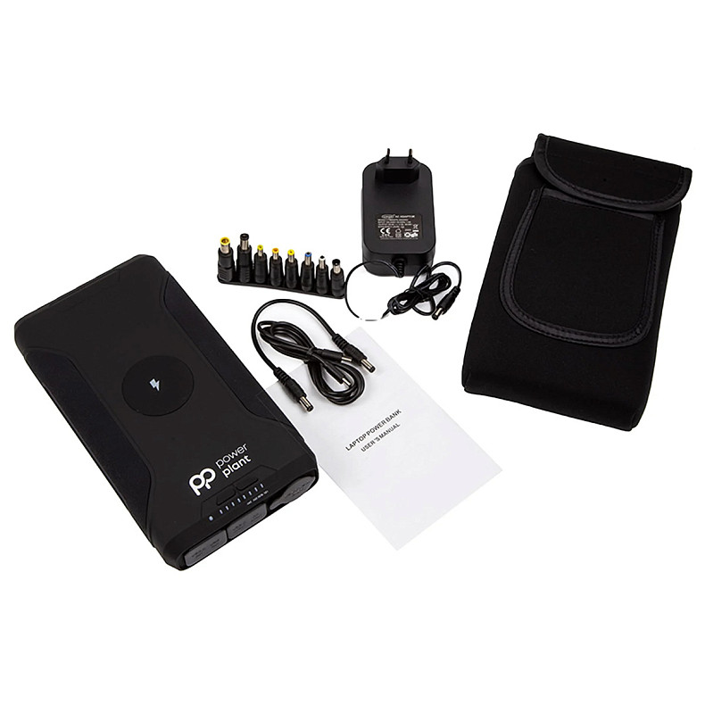 Внешний аккумулятор PowerPlant 68400mAh PD/60W DC 12-24V 9 connectors QC/3.0 USB-C*2 USB-A Wireless (PB930456)