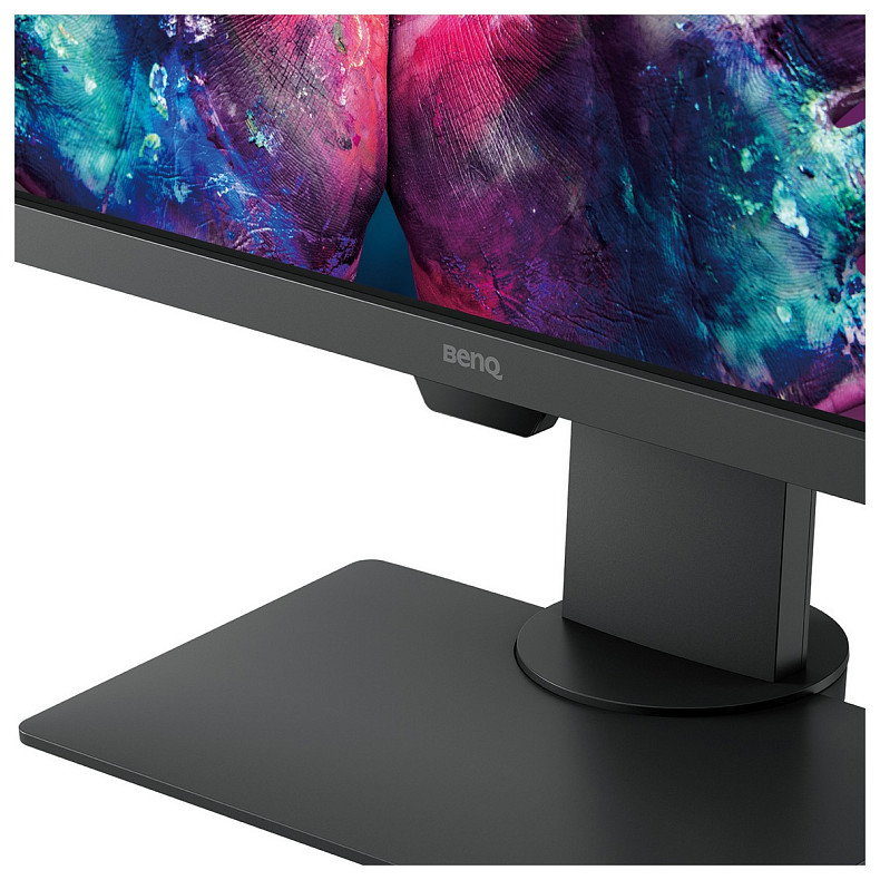 TFT 27" BenQ PD2705Q, IPS, QHD, HDMI, DP, USB-C, колонки, серый