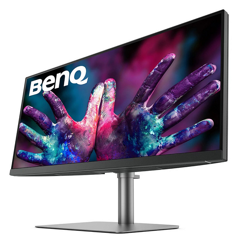 Монітор 34" BenQ PD3420Q, IPS, WQHD, 2 x HDMI, DP, USB-C, USB-hub, HAS, колонки, темно-сірий