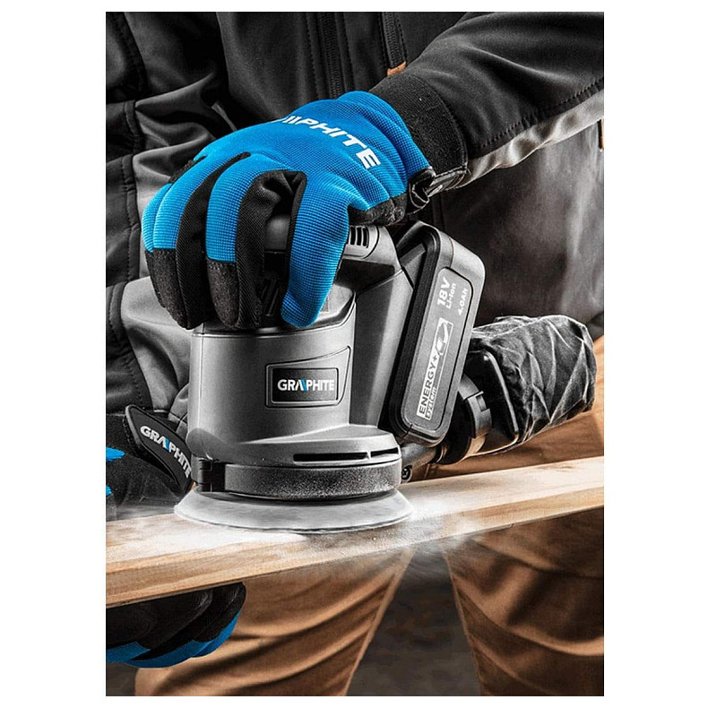 Шлифмашина эксцентриковая аккумуляторная GRAPHITE 58G014