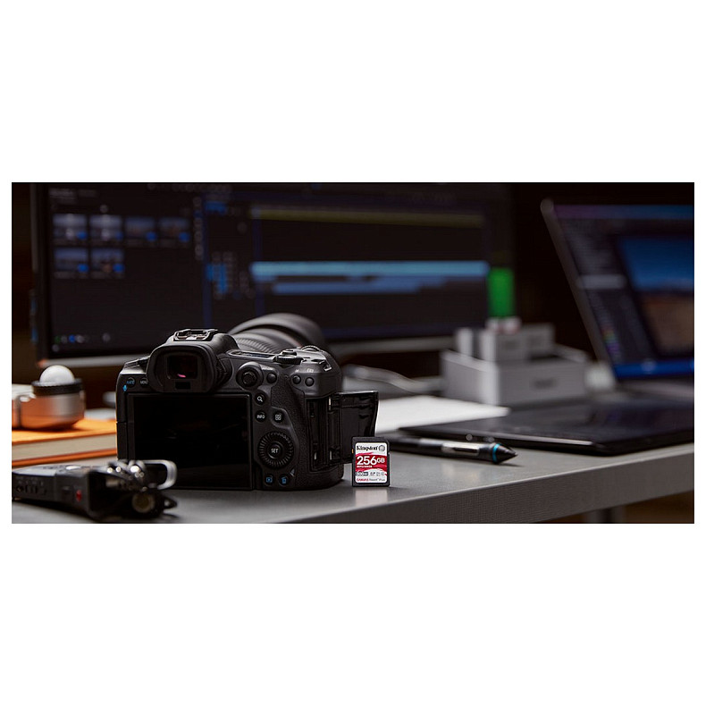 Карта памяти Kingston SD 256GB C10 UHS-II U3 (SDR2/256GB)