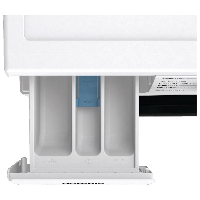 Стирально-сушильная машина Gorenje фронтальная, 8(5)кг, 1400, A+, 55см, дисплей, пара, инвертор, белый