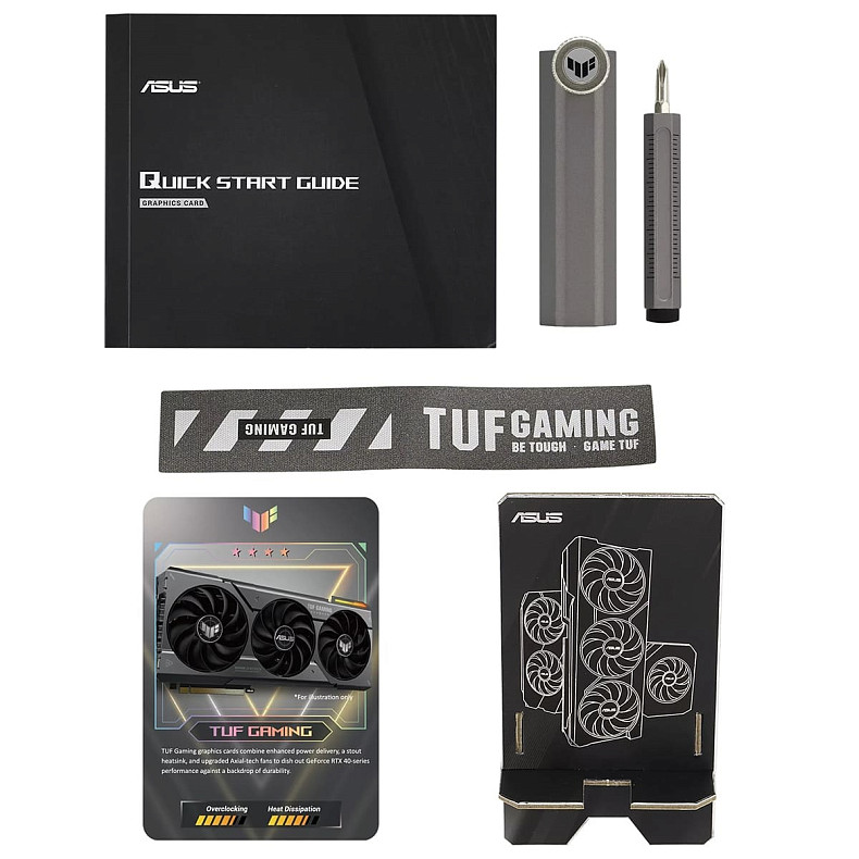 Видеокарта Asus GeForce RTX 4070 12GB GDDR6X TUF Gaming OC (TUF-RTX4070-O12G-GAMING)