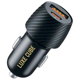 Автомобільний зарядний пристрій Luxe Cube 36W (2USBх3A) Black (4446689880957)