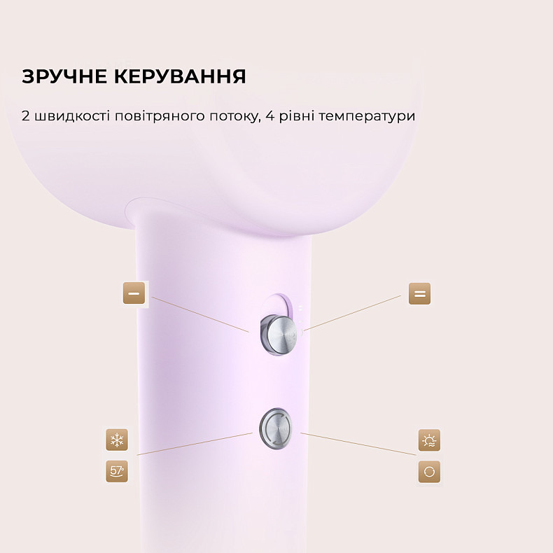 Фен Dreame Hair Dryer Gleam Purple (AHD12A-PPL)