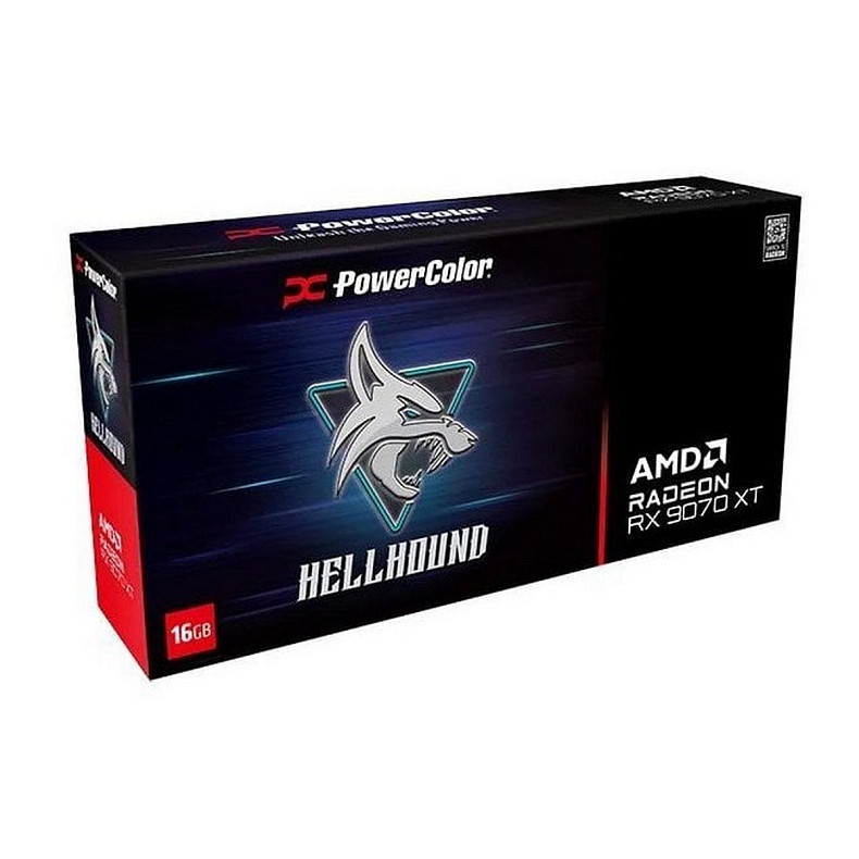 Відеокарта PowerColor Hellhound OC Radeon RX 9070 XT 16GB GDDR6 (RX9070XT 16G-L/OC)