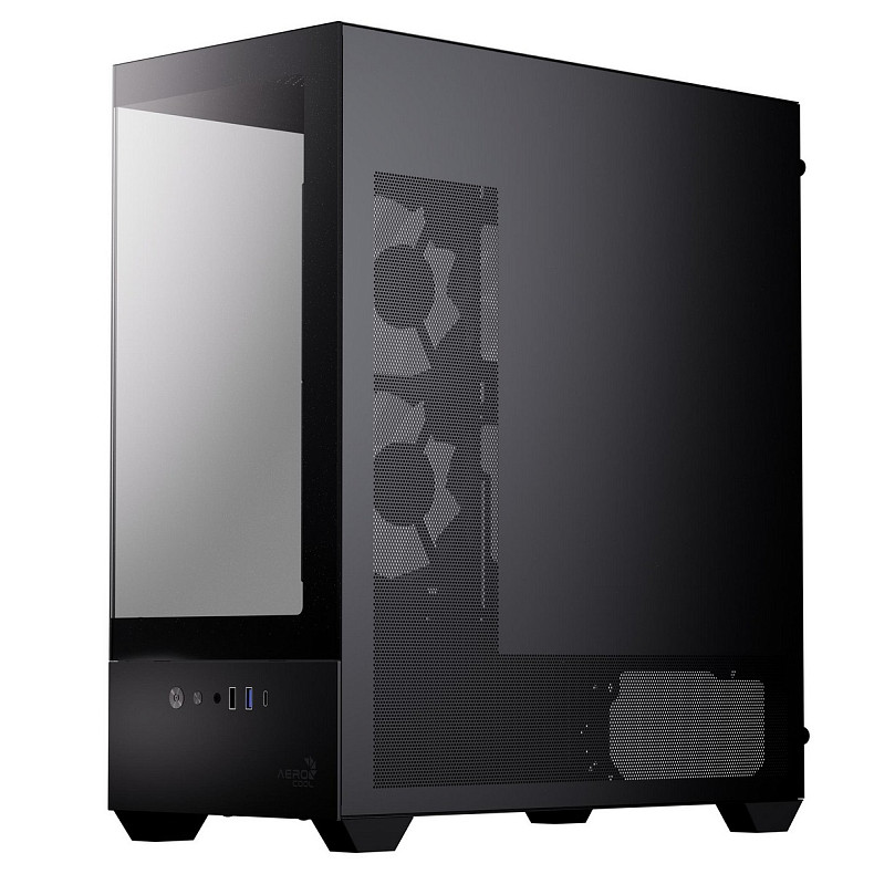 Корпус AeroCool P500D Digi-G-BK-v1 Black (ACCM-PN07033.11)