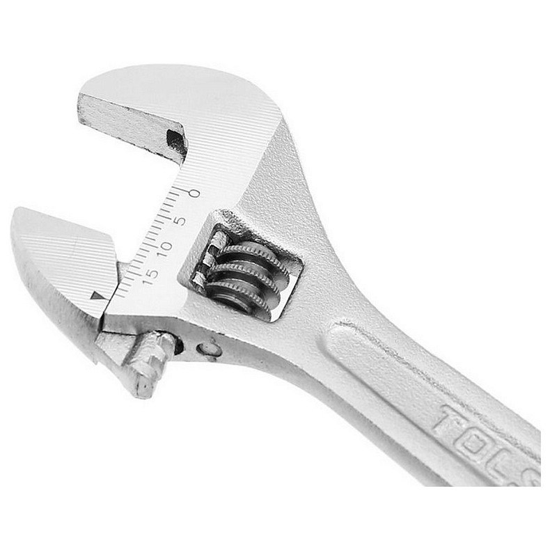 Ключ розвідний Tolsen, робочий діапазон 0-19мм, 150мм, CrV (15001)