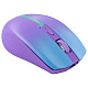 Мышка Defender Mystery MM-301, беспроводная Bluetooth+2.4G, 1600 dpi., 4кн., 500mAh, LED, фиолетовая
