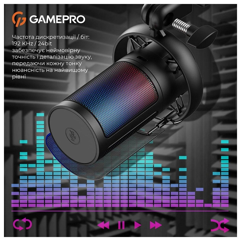 Микрофон GamePro UGM145B Black