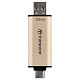 Флеш-накопичувач Transcend 256GB USB 3.2 Type-A + Type-C JetFlash 930 Black R420/W400MB/s