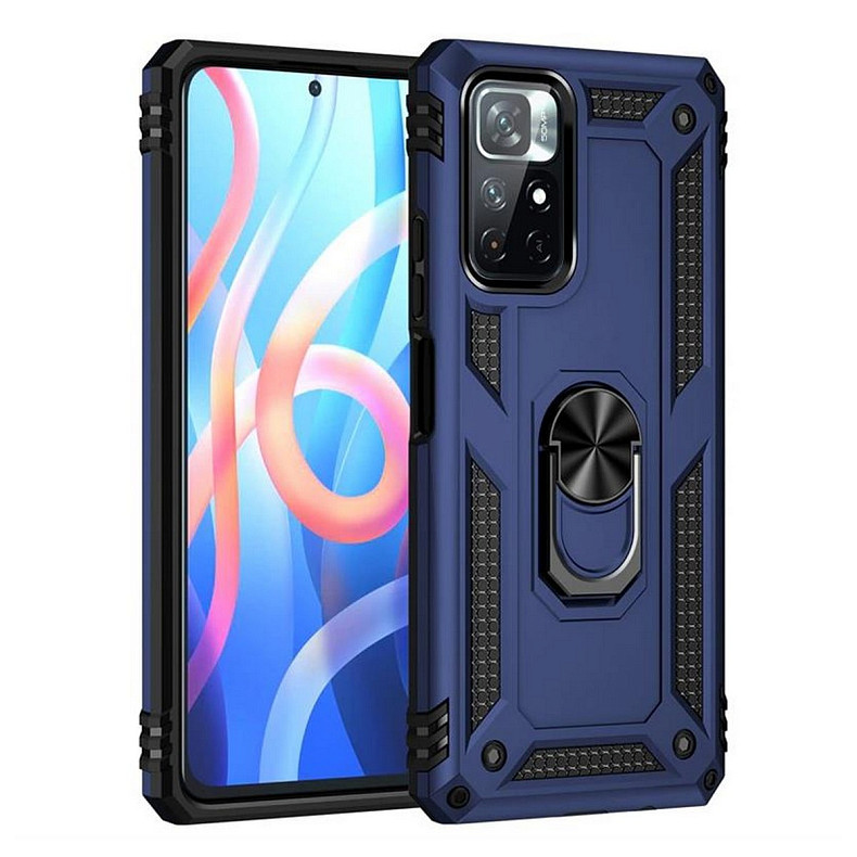 Чeхол-накладка BeCover Military для Xiaomi Poco M4 Pro 5G Blue (707121)