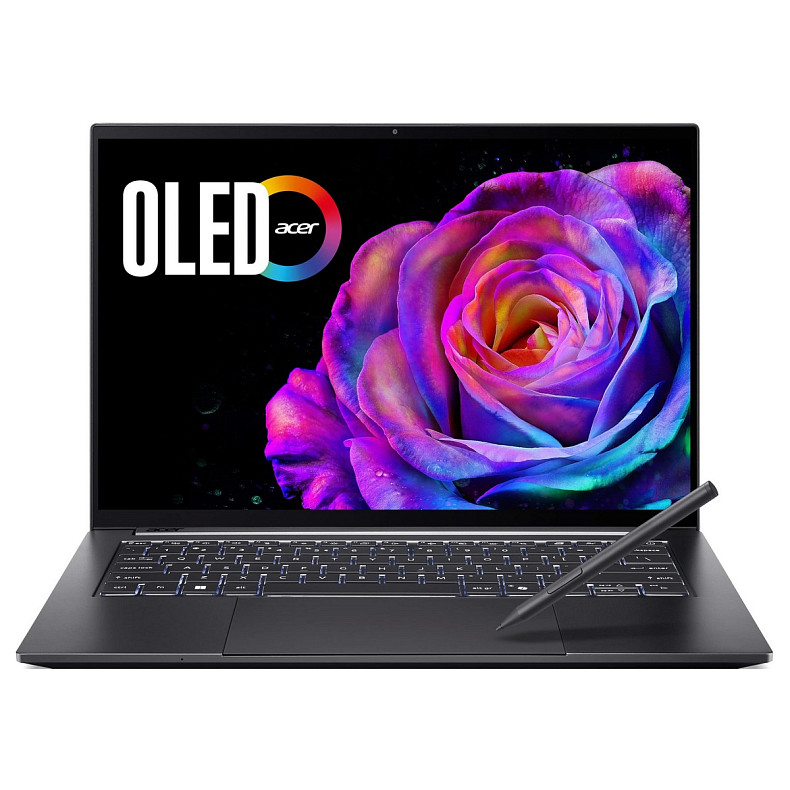 Ноутбук Acer Swift X 14 SFX14-73G 14.5" 2.8K OLED, Intel U7-255H, 16GB, F1TB, NVD5050-8, Win11, сірий