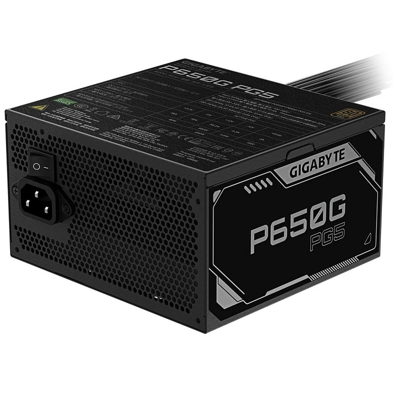 Блок живлення Gigabyte GP-P650G PG5 650W ATX3.1