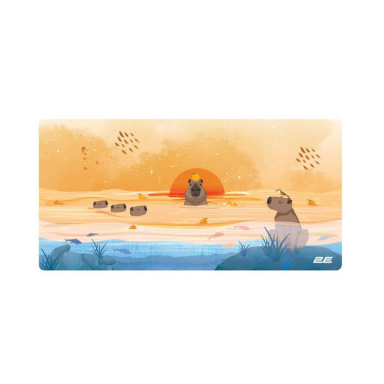 Ігрова поверхня 2E Capybarra L Yellow (2E-PAD-L-CAPY-YELLOW)