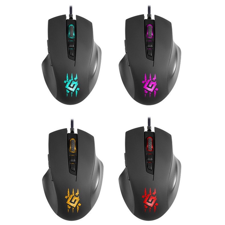 Мышка Defender (52700) Wolverine GM-700L RGB, 7 кнопок, 12800 dpi