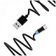 Кабель SkyDolphin S59KIT Magnetic USB - Lightning + microUSB + Type-C 1м, Black (USB-000547)