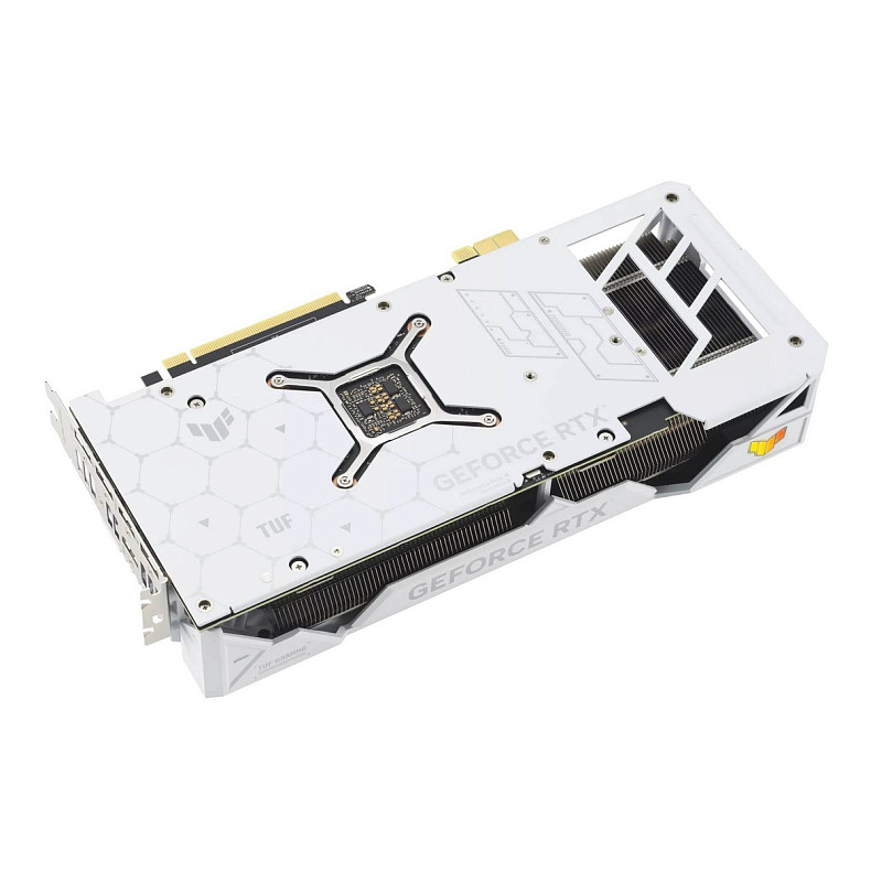 Відеокарта ASUS GeForce RTX 4070 Ti SUPER 16GB GDDR6X OC білий TUF-RTX4070TIS-O16G-BTF-WHITE прихова