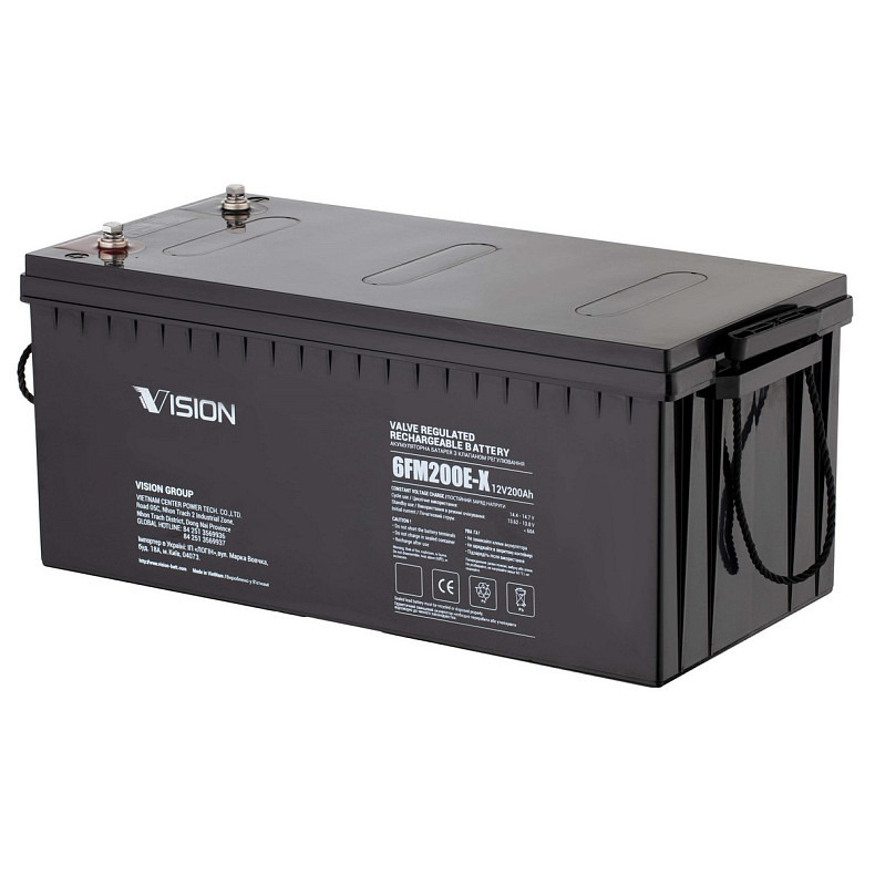 Аккумуляторная батарея Vision FM, 12V, 200Ah, AGM