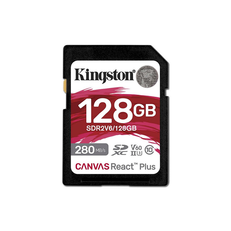 Карта памяти Kingston SD 128GB C10 UHS-II U3 R280/W100MB/s