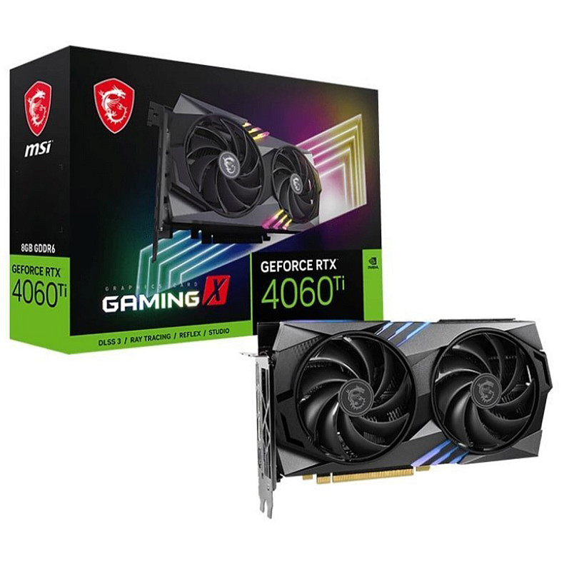 Відеокарта MSI GeForce RTX 4060 Ti 8GB GDDR6 GAMING X