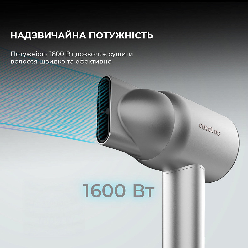 Фен CECOTEC IoniCare RockStar Nano IonTech Aluminum