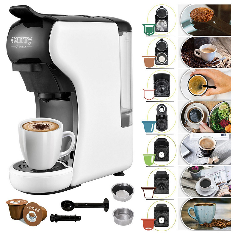 Кофеварка Camry CR 4414 White