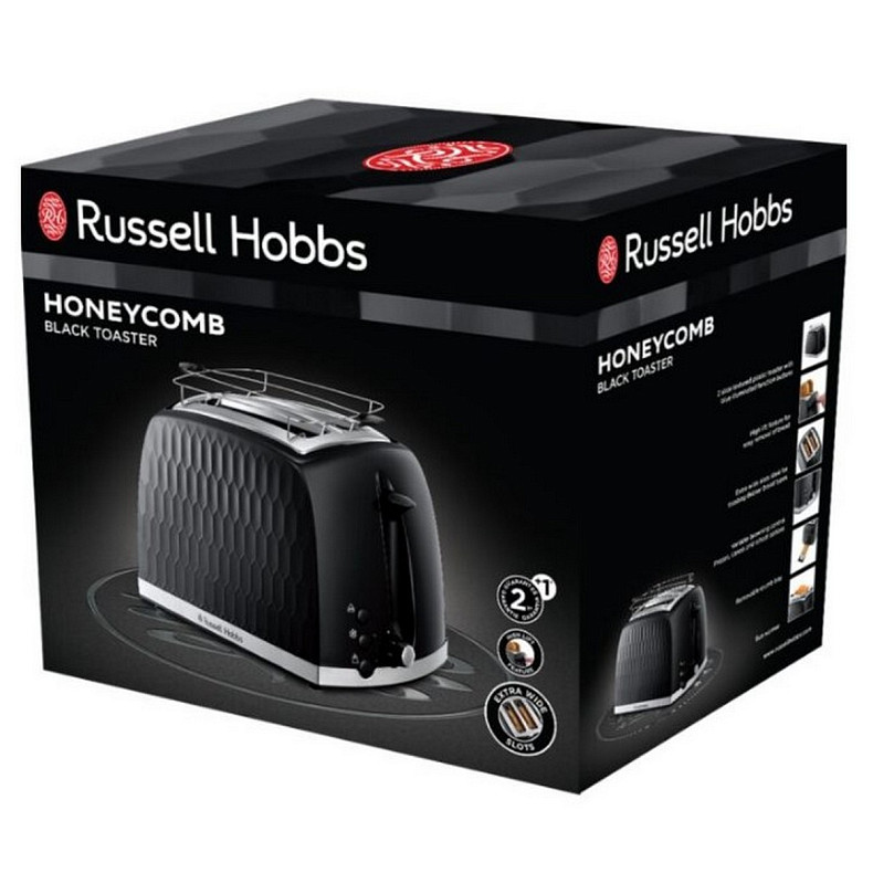 Тостер RUSSELL HOBBS 26061-56 Honeycomb Black