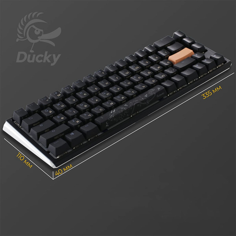 Клавиатура Ducky One 3 SF Cherry MX Red RGB Black UA