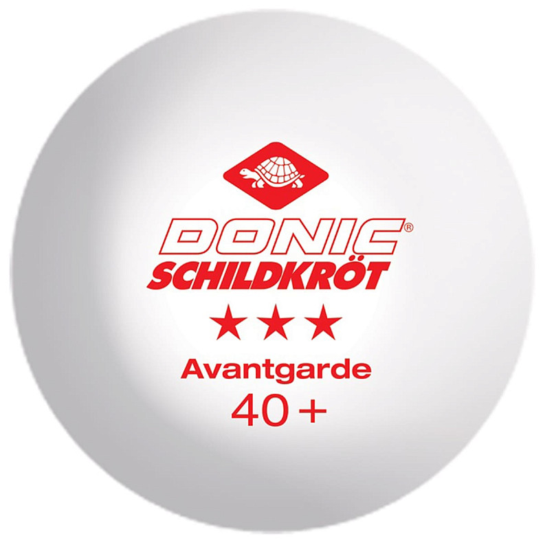 Мячи Donic Advantgarde 3* 40+ 3шт white
