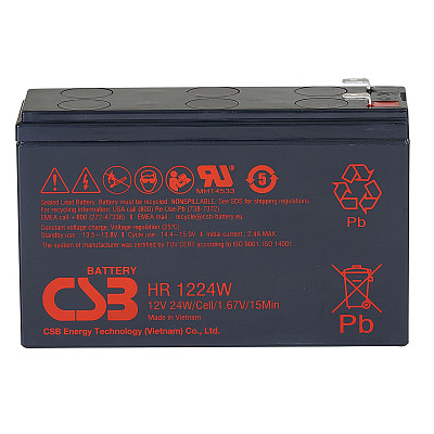 Аккумуляторная батарея CSB 12V 6.5AH (HR1224W) AGM