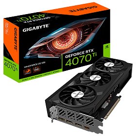 Відеокарта GIGABYTE GeForce RTX 4070 Ti 12GB GDDR6X WINDFORCE OC (GV-N407TWF3OC-12GD)