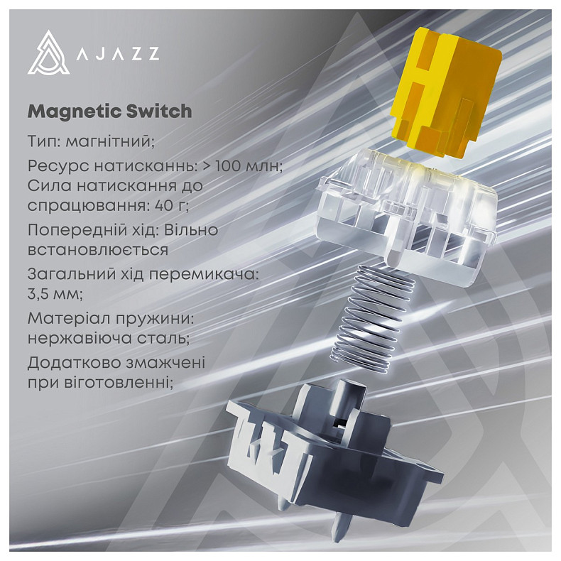 Клавіатура Ajazz AK820 Max Flying Fish Switch Retro Colour (AK820MAX-FF-R)